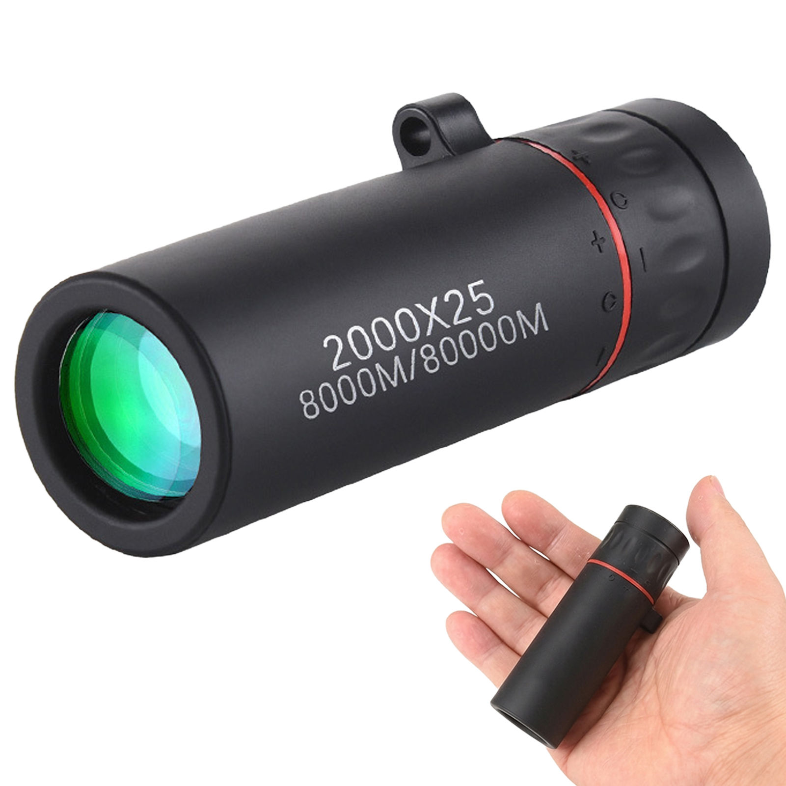 Outdoor Adventure And Travel - Telescópio Monocular Mini de Alta Potência