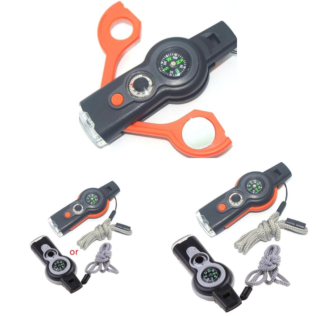 Outdoor Adventure Guide - Q39E Apito Segurança Emergência com Cordão,