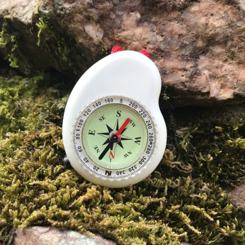 Outdoor Adventure Guide - Mini Bússola de Sobrevivência para Exterior