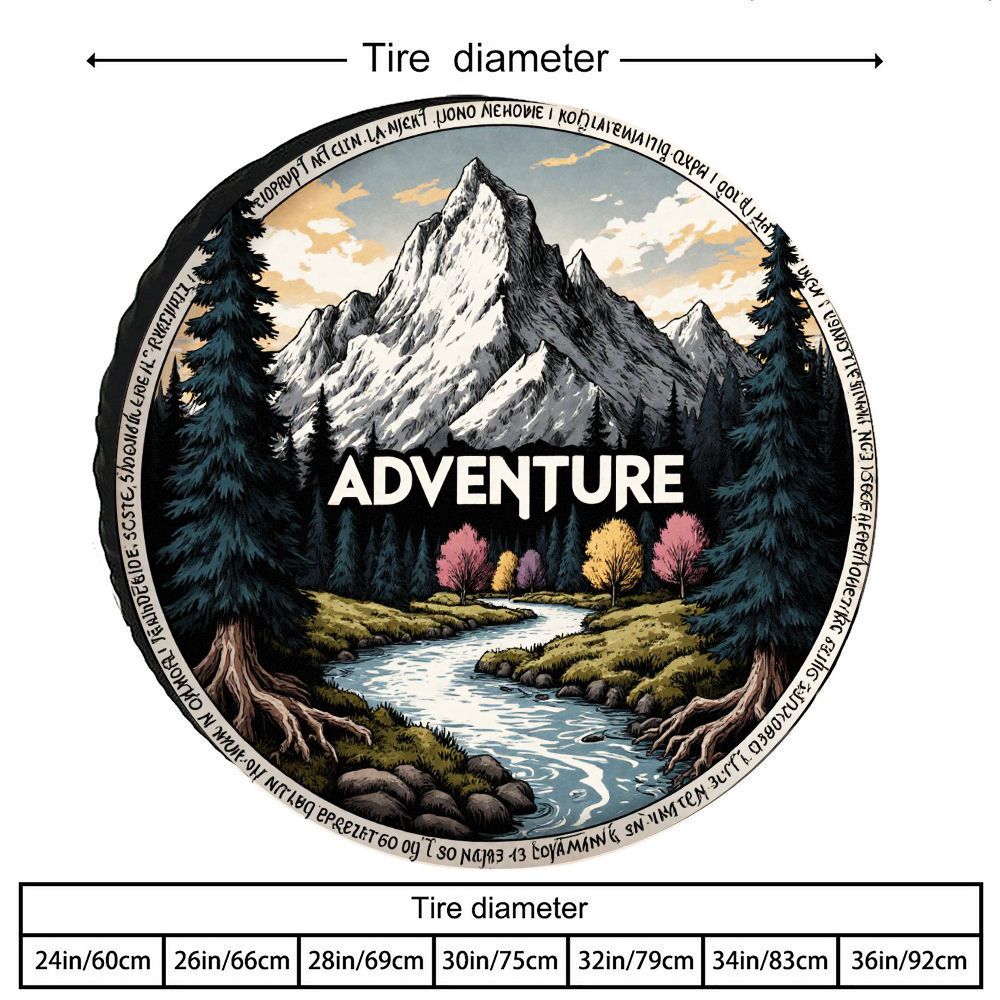 Capa de Pneu com Estampa de Ce - Outdoor Adventure Vehicles avaliação e preço