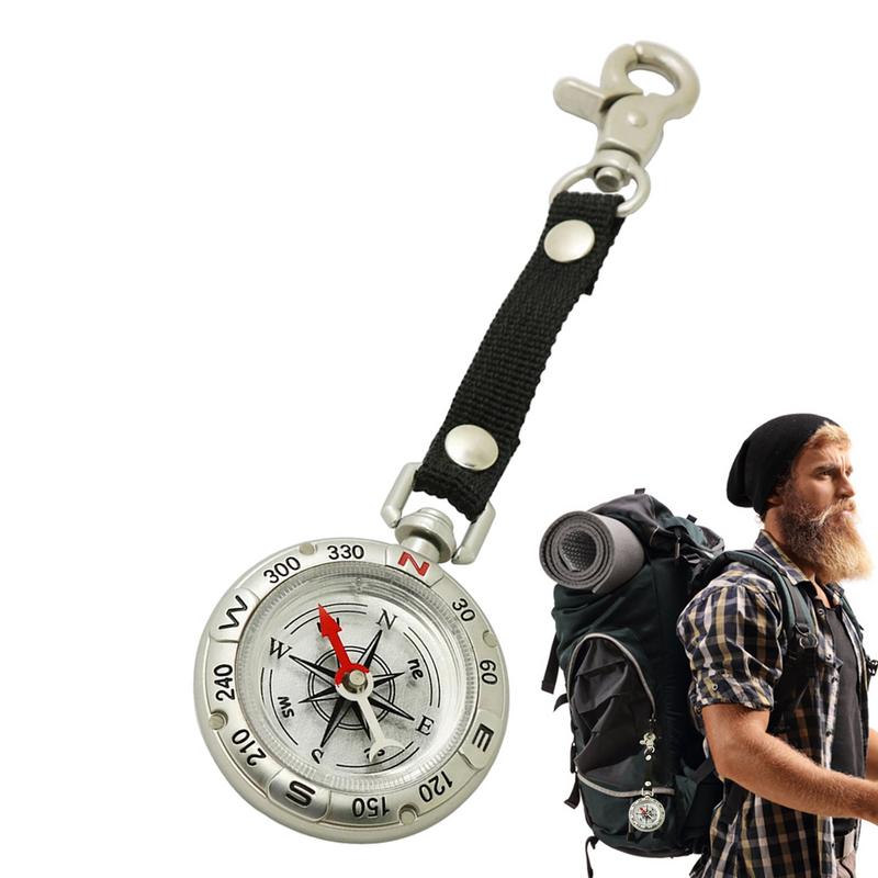 Mini Survival Keychain Compass - Outdoor Adventure Guide avaliação e preço