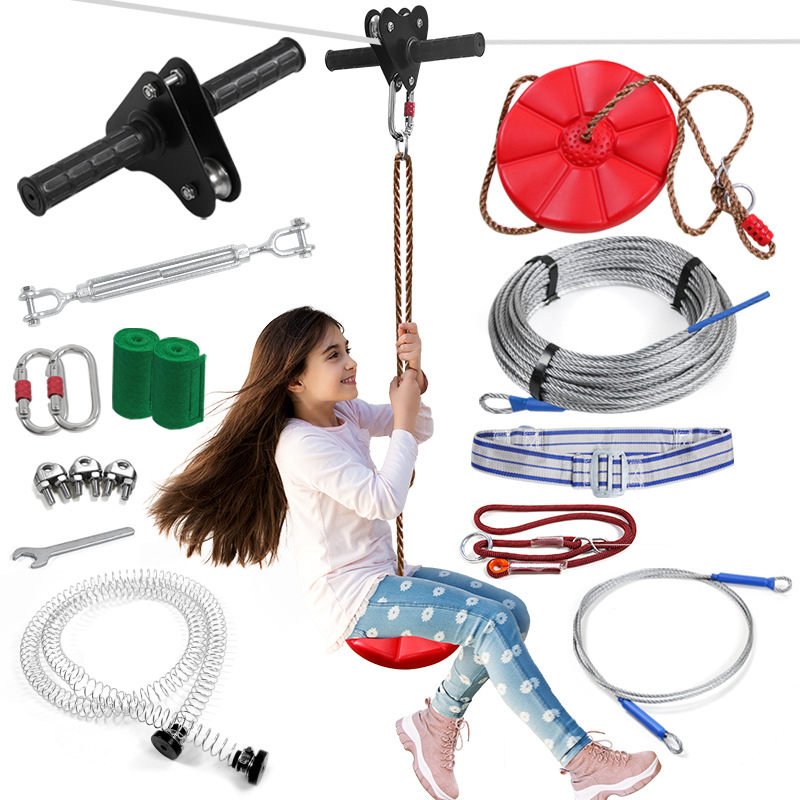 Kit de Zipline para Crianças c - Outdoor Adventure Zipline avaliação e preço