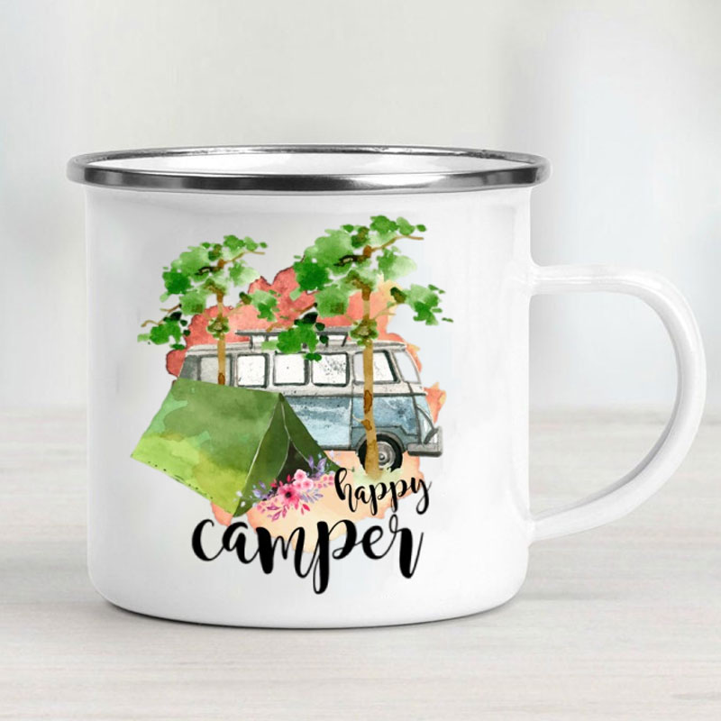 Caneca de Esmalte para Caravan - Outdoor Adventure And Travel avaliação e preço